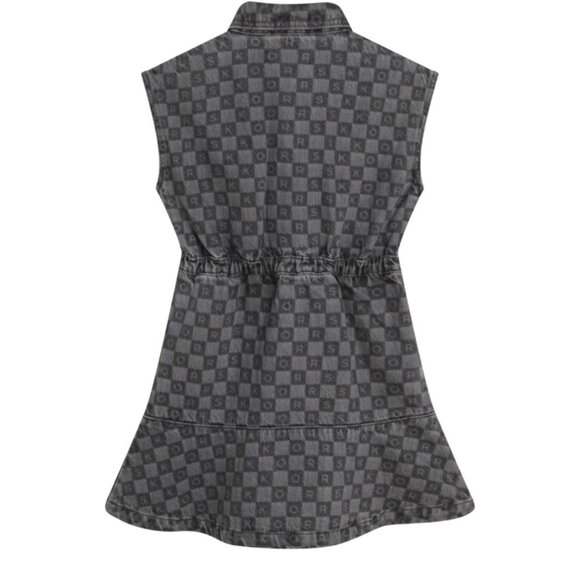 Michael Kors DENIM SHIRT DRESS Gray size 2 NWT - Picture 2 of 3